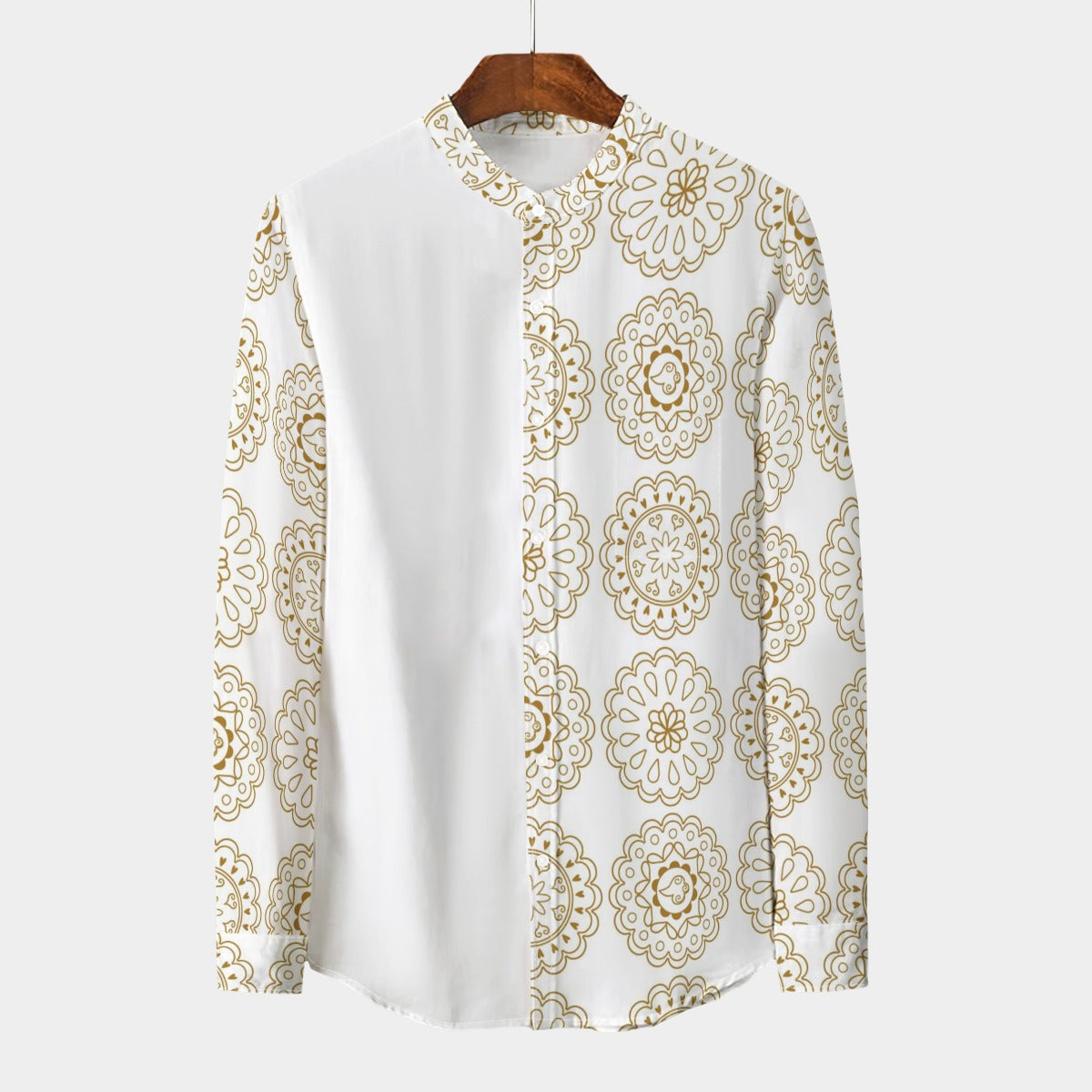 Retro Indian Print XXXII- Designer Shirt