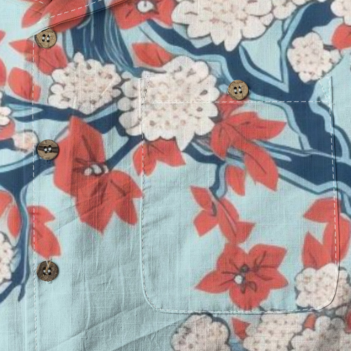 Cherry Blossom I - Designer Shirt - 100% Cotton
