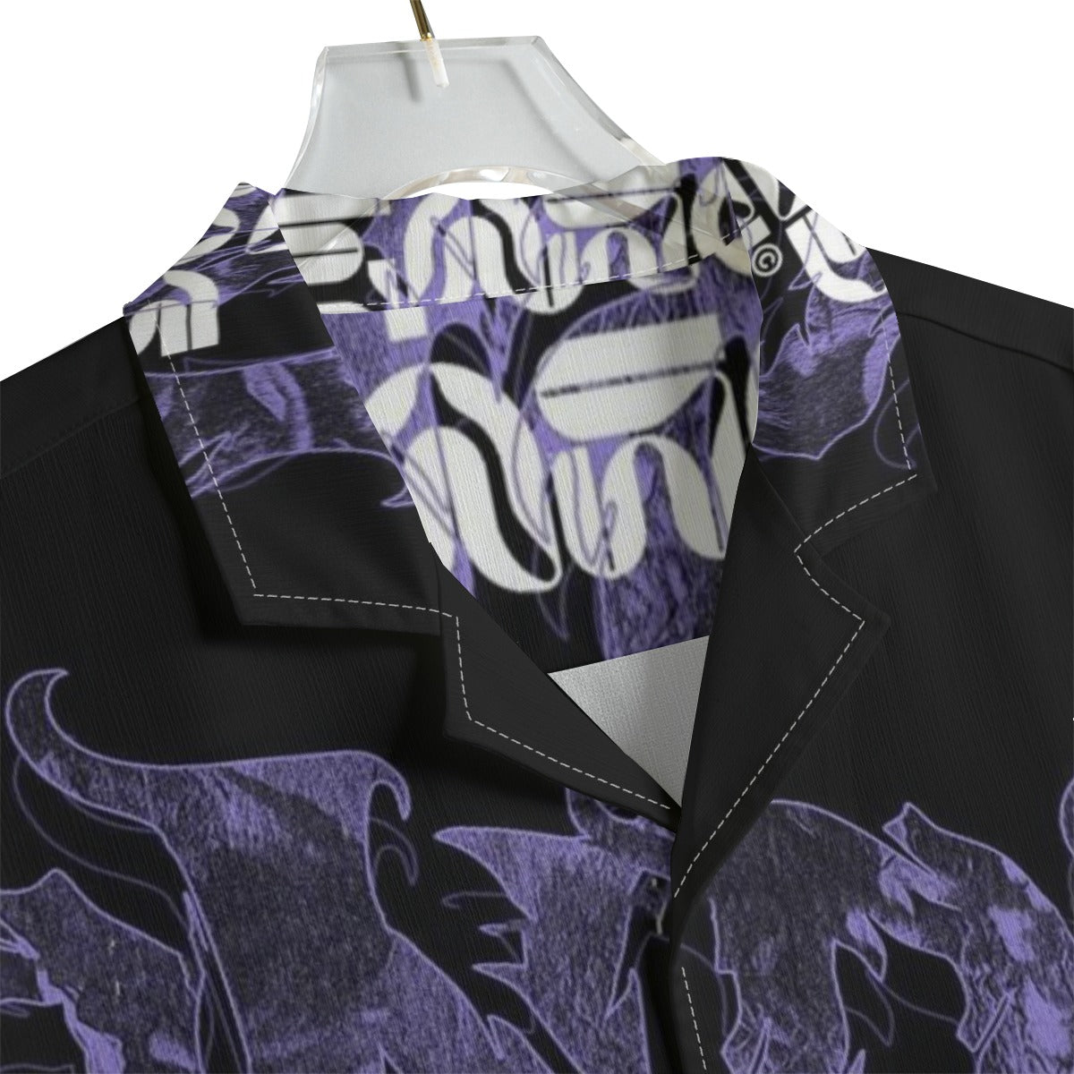Lavend Reign - Men's Textured Clubwear Shirt