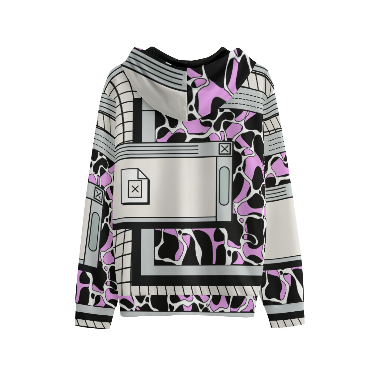 Interface Glitch - Medium Weight Unisex Pullover Hoodie - 100% Cotton