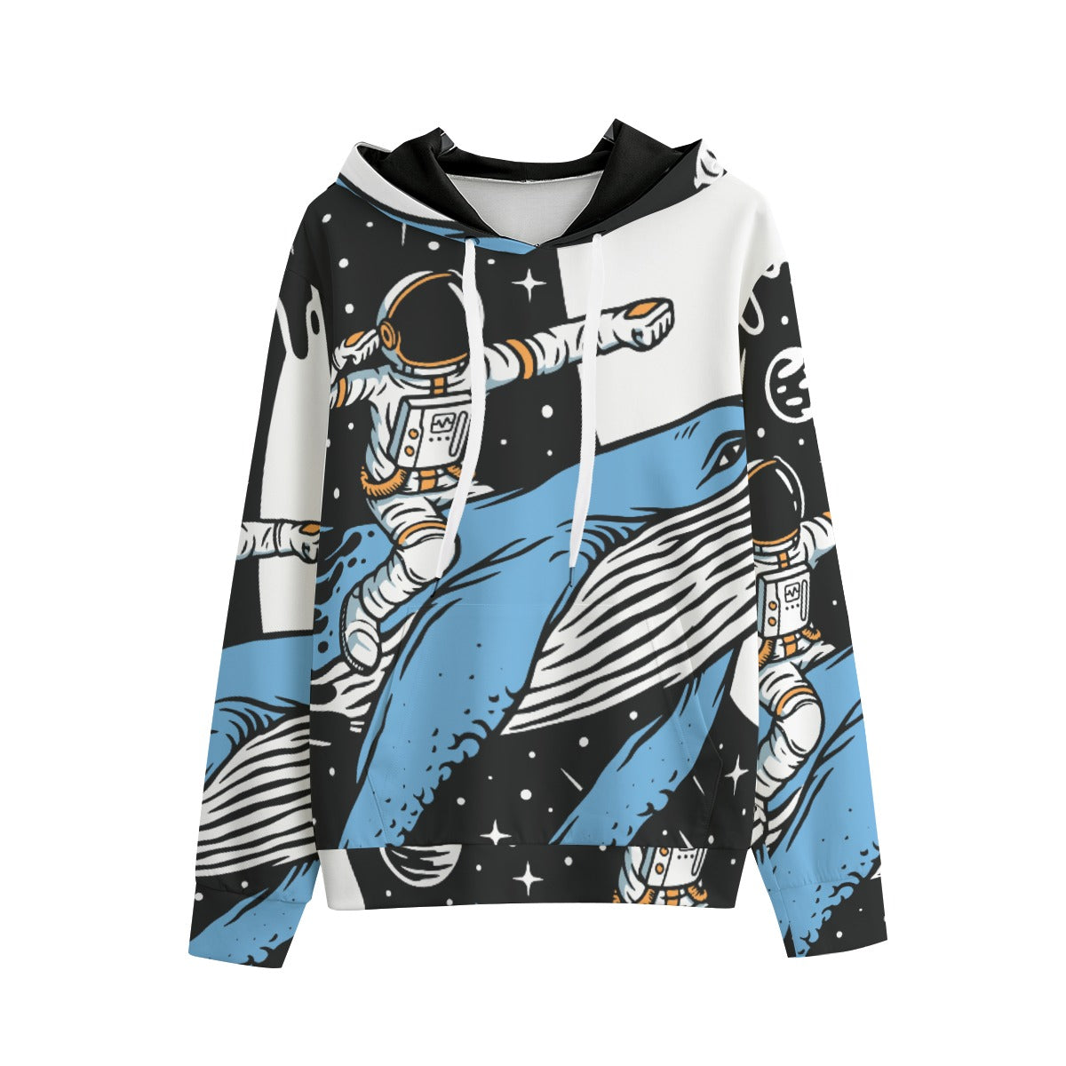 Cosmo Surf - Medium Weight Unisex Pullover Hoodie - 100% Cotton