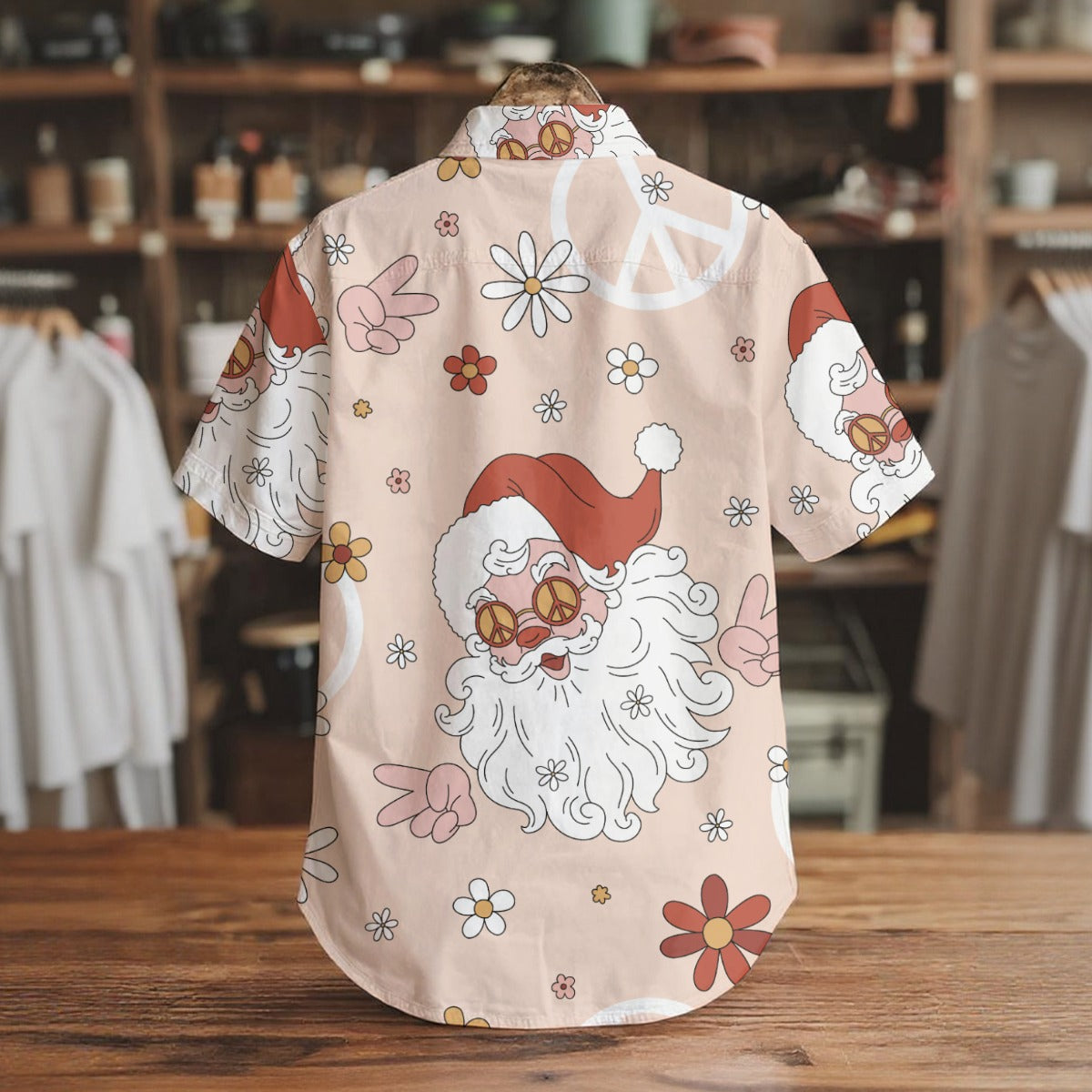 Sweet Santa - Men's Short Sleeve Shirt With Pockets