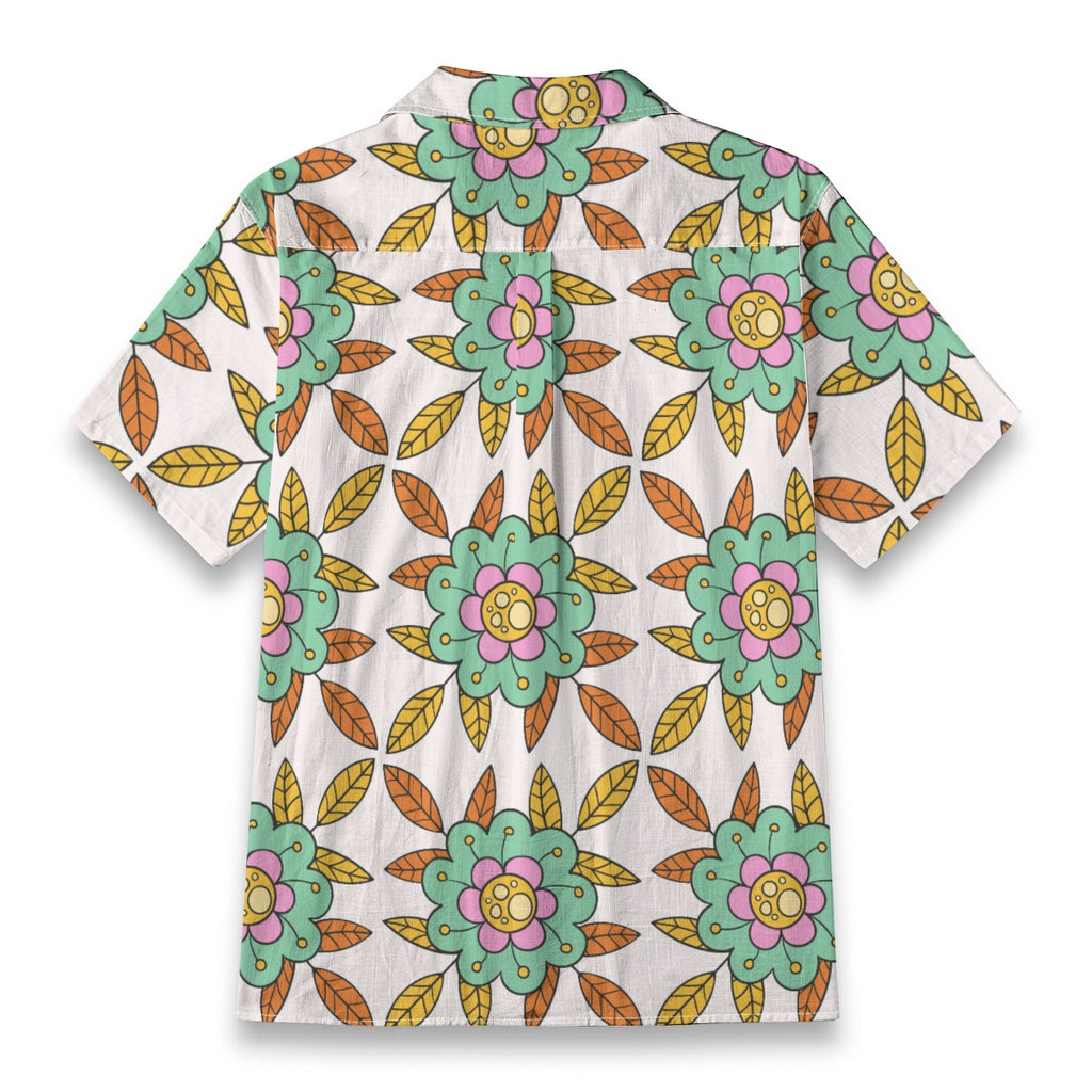Retro Indian Print XIV - Designer Shirt - 100% Cotton