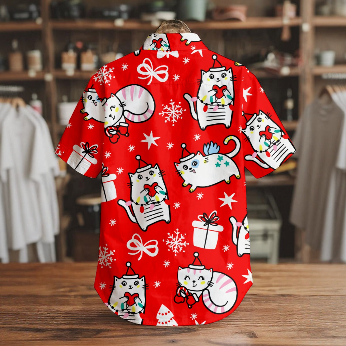 Catmus - Men's Short Sleeve Shirt With Pockets