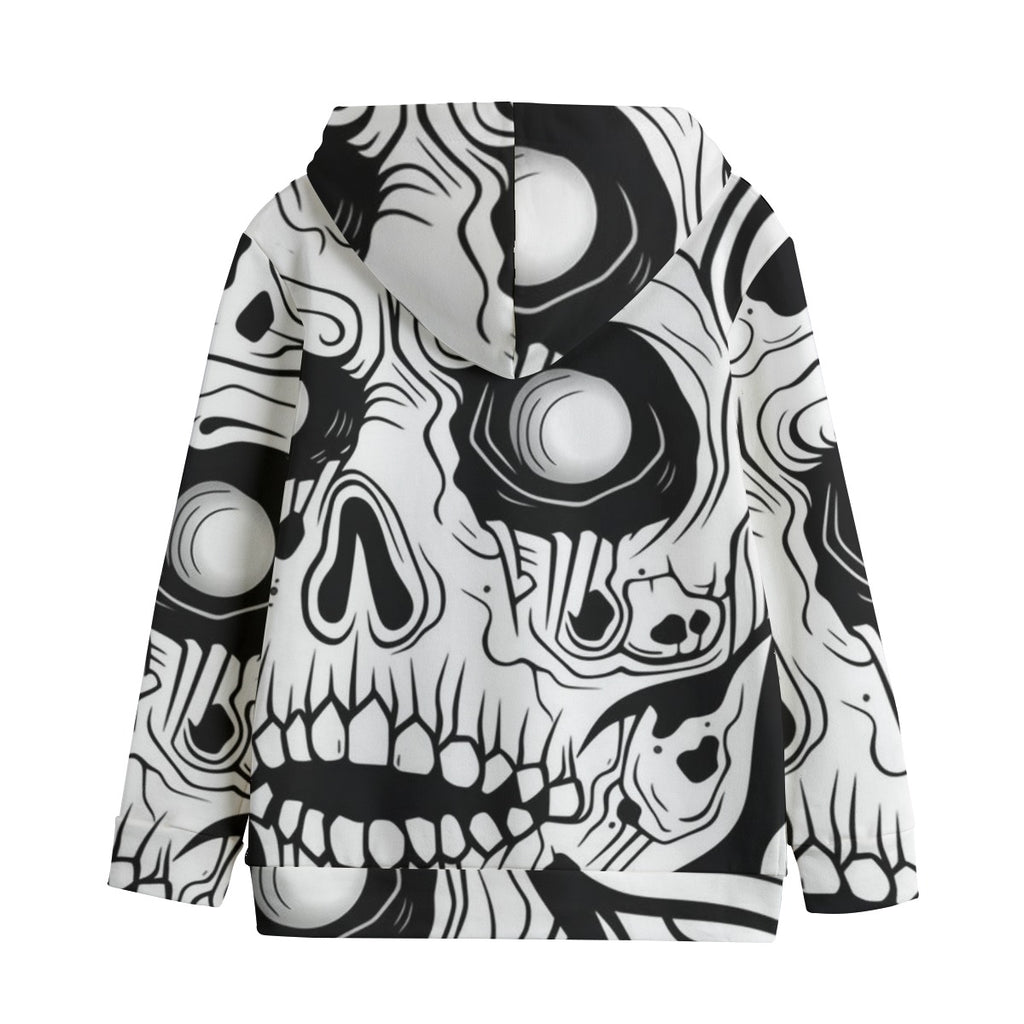Skull VI - Kid's Heavyweight Pullover Hoodie