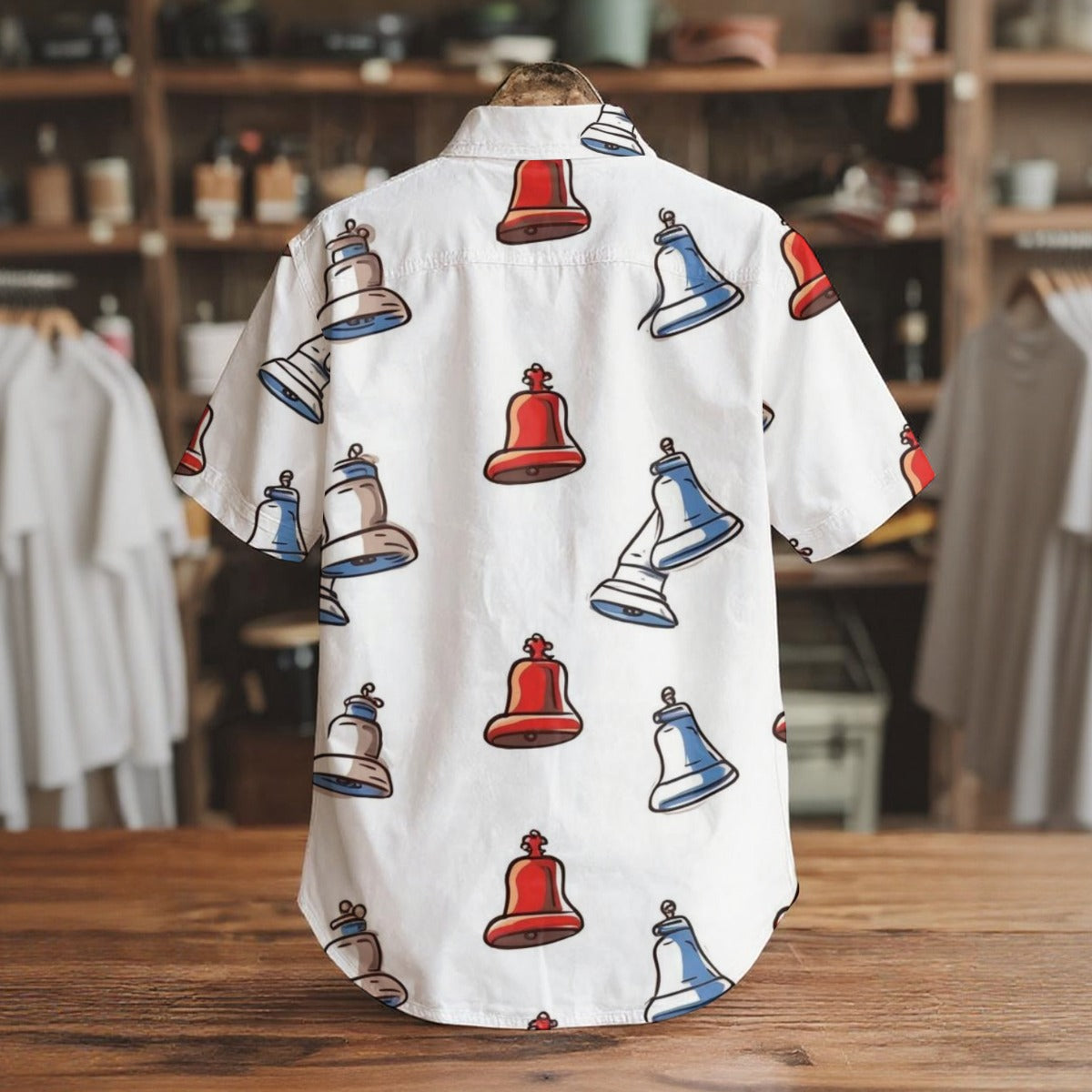 Jingle Bells II - Men's Short Sleeve Shirt With Pockets
