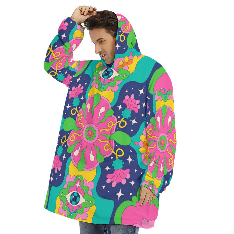 3:47 AM - Unisex Sherpa Fleece Hoodie Blanket