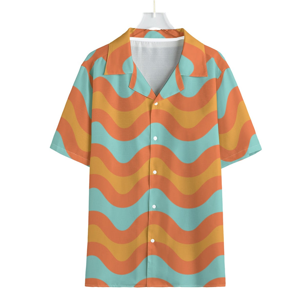 New in Town - Men's Faux Linen Hawaiian Shirt