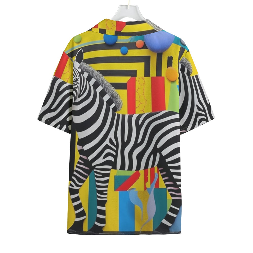 Urban Safari -  Men's Faux Linen Hawaiian Shirt