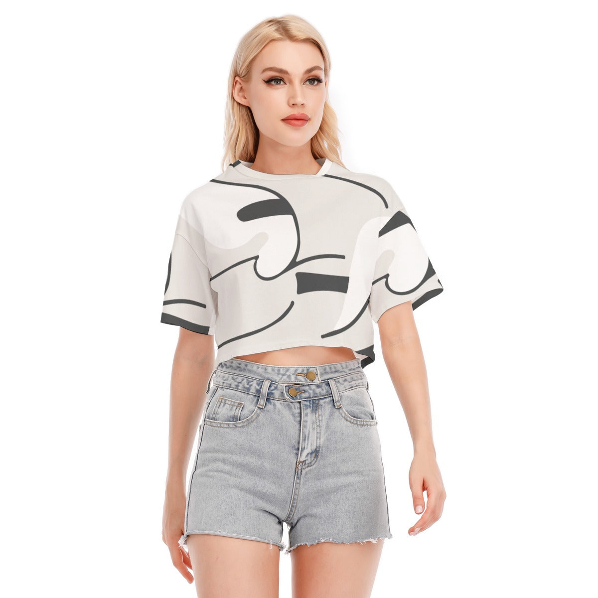 Inkwave - Women's Cropped T-shirt - 100% Cotton