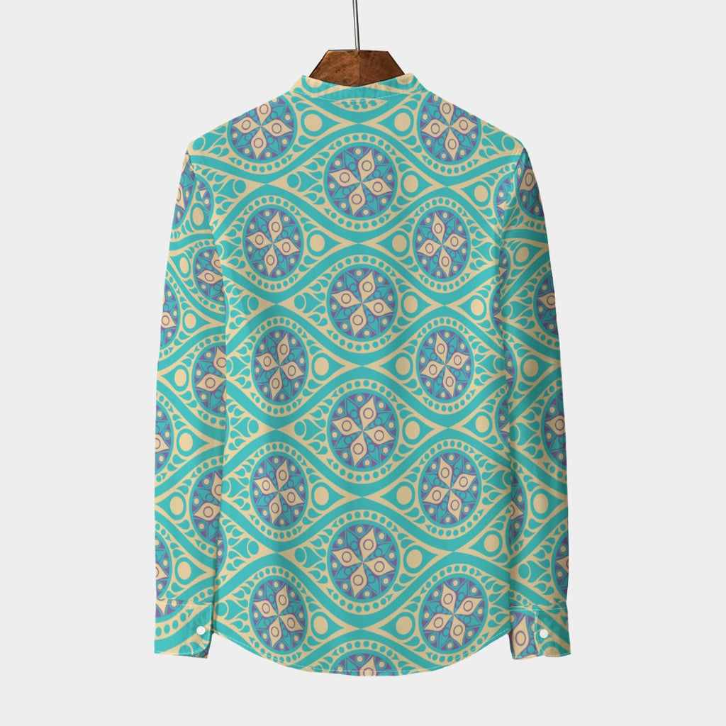 Retro Indian Print XXIV- Designer Shirt