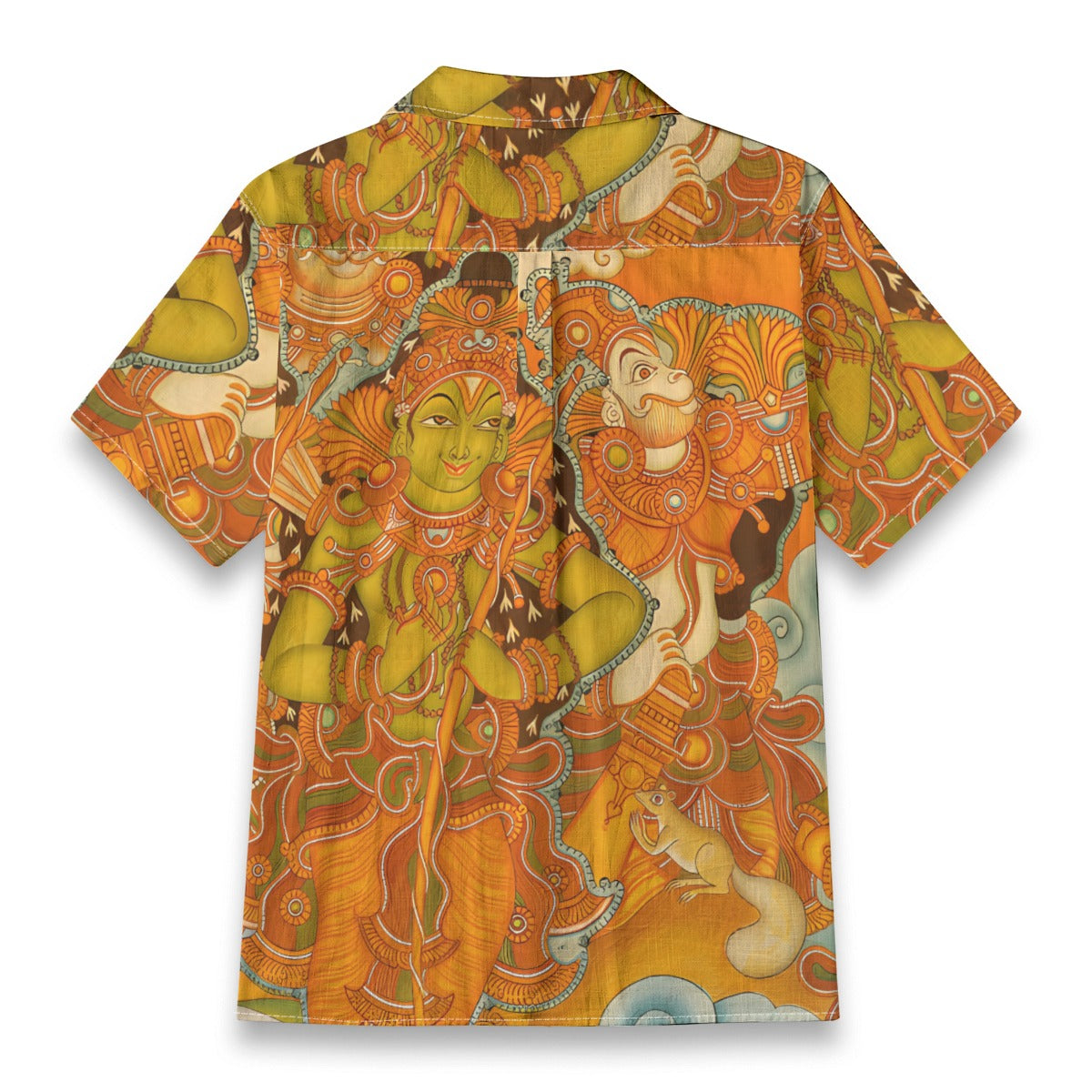 Sethu Bandhan - Kerala Mural Print Shirt - 100% Cotton