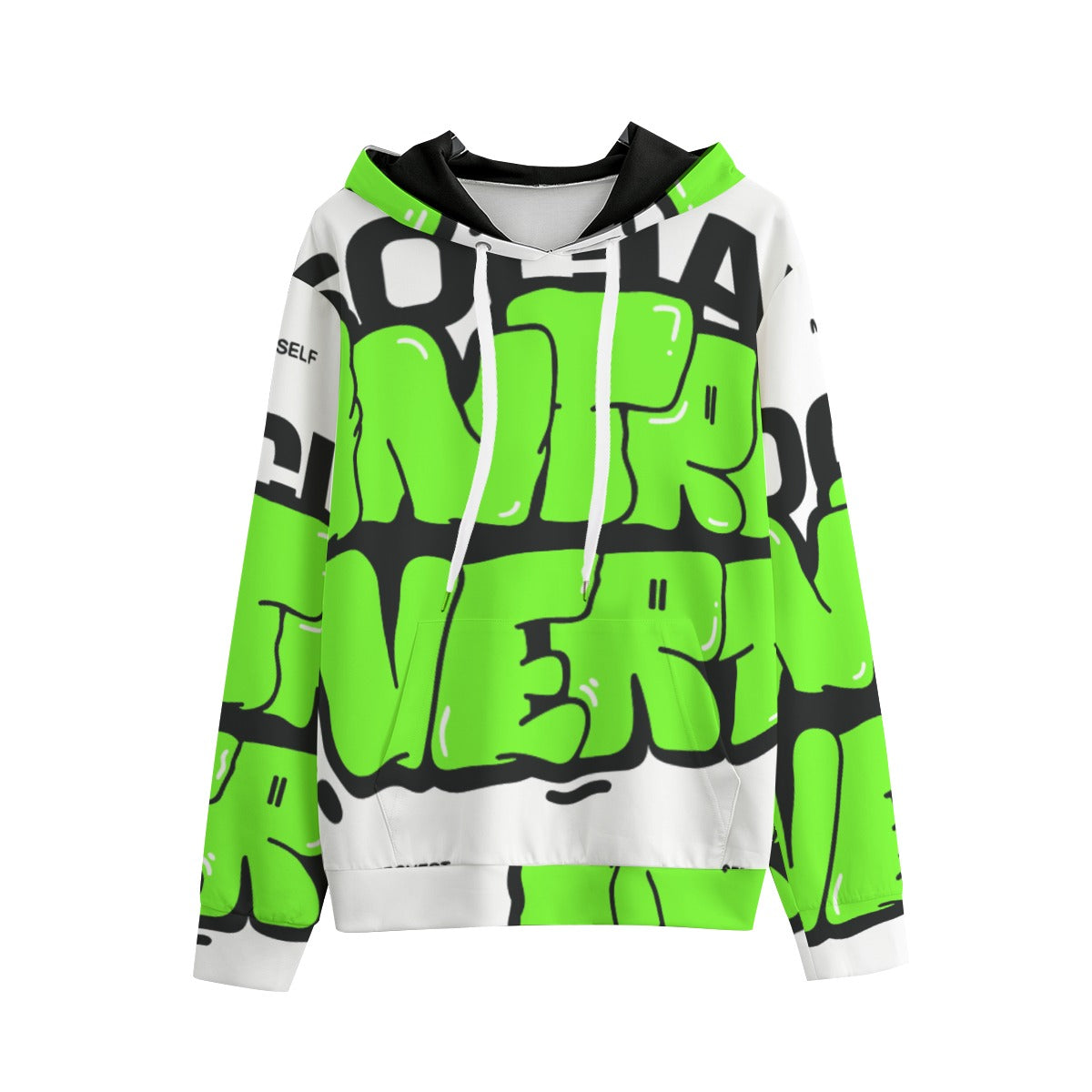 Neon Rage -  Medium Weight Unisex Pullover Hoodie - 100% Cotton