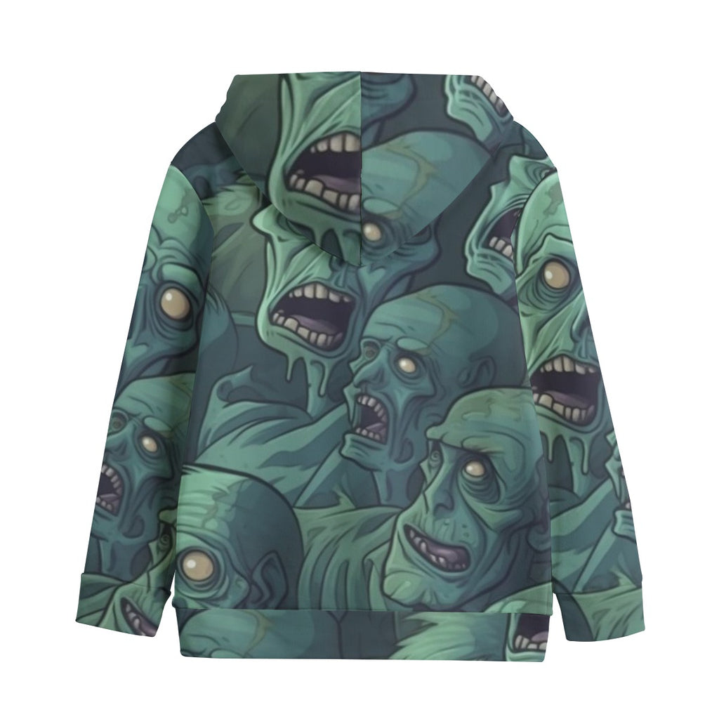 Monster III - Kid's Heavyweight Pullover Hoodie