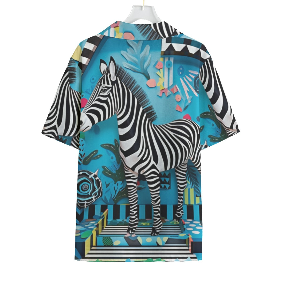 Prism Play -  Men's Faux Linen Hawaiian Shirt
