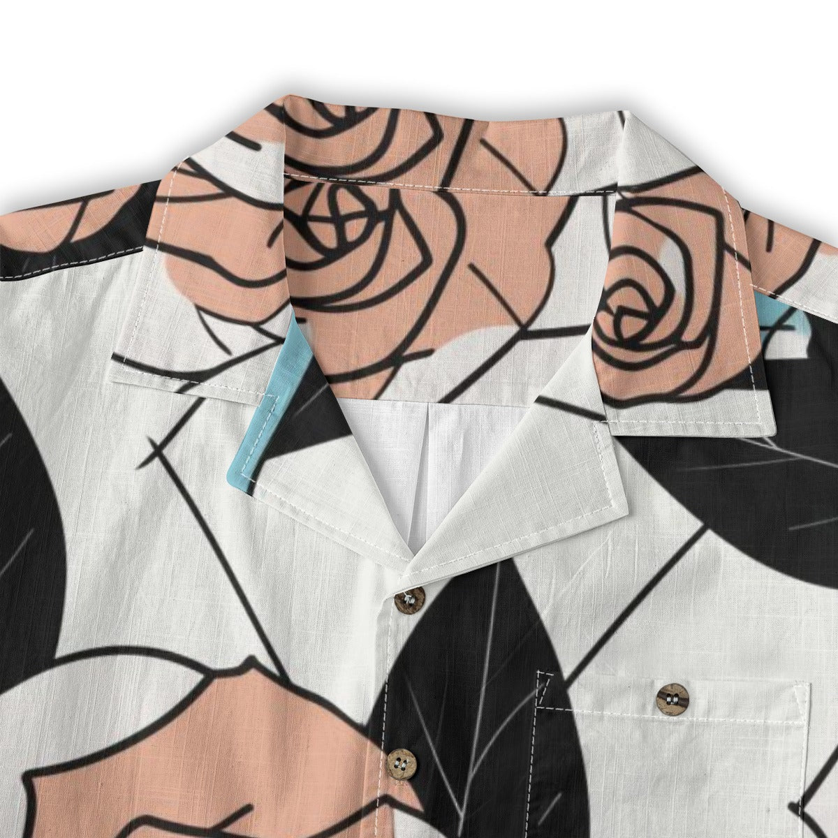 Rose V - Designer Shirt - 100% Cotton