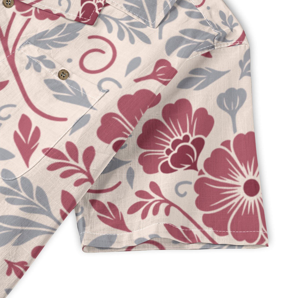 Retro Indian Print XVII - Designer Shirt - 100% Cotton