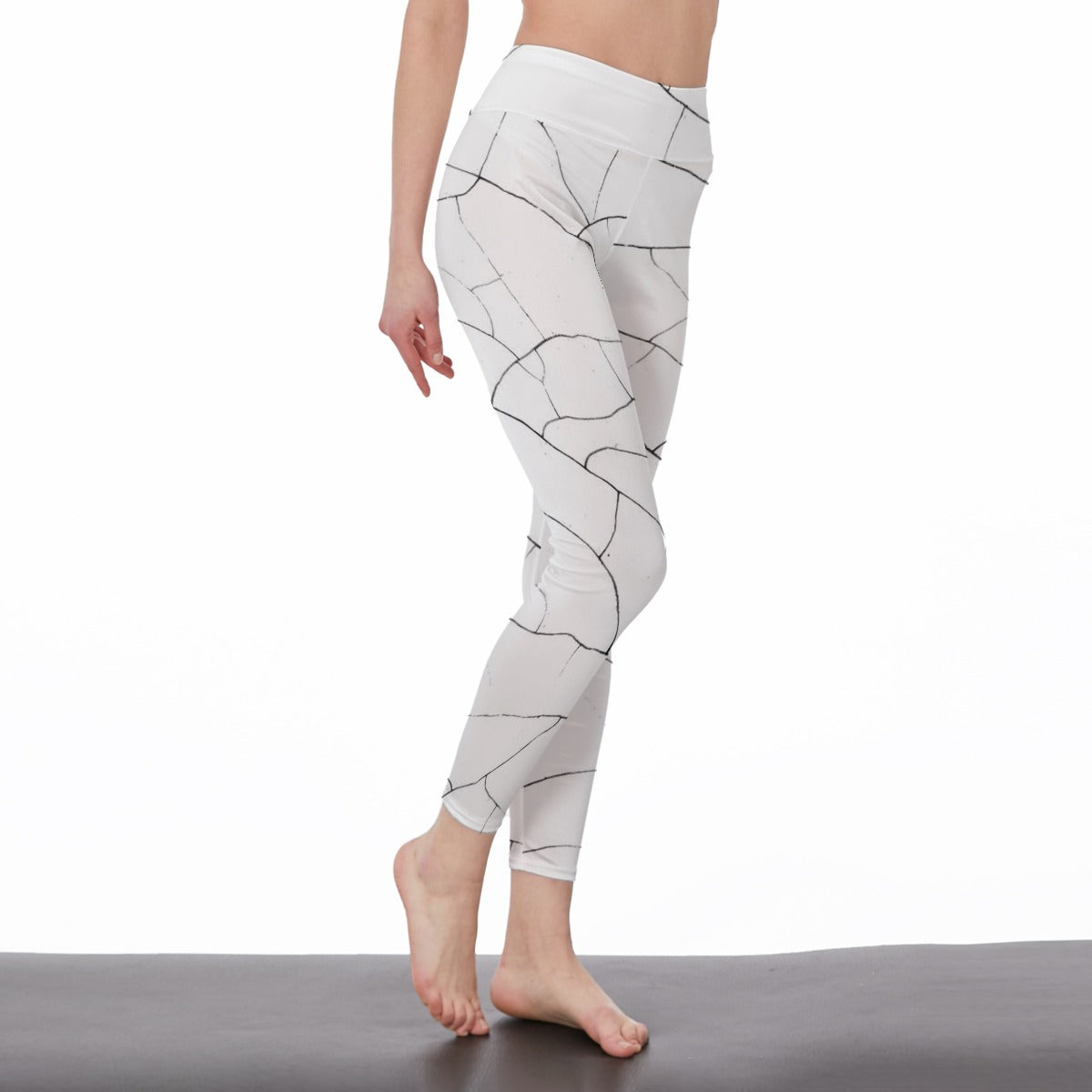 Women's High Waist Leggings | Side Stitch Closure