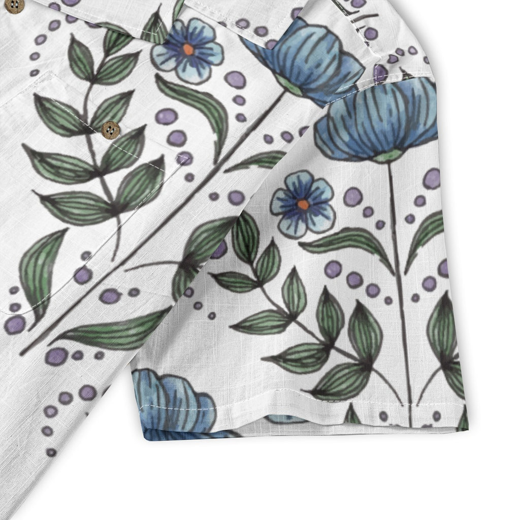 Retro Indian Print XVIII - Designer Shirt - 100% Cotton