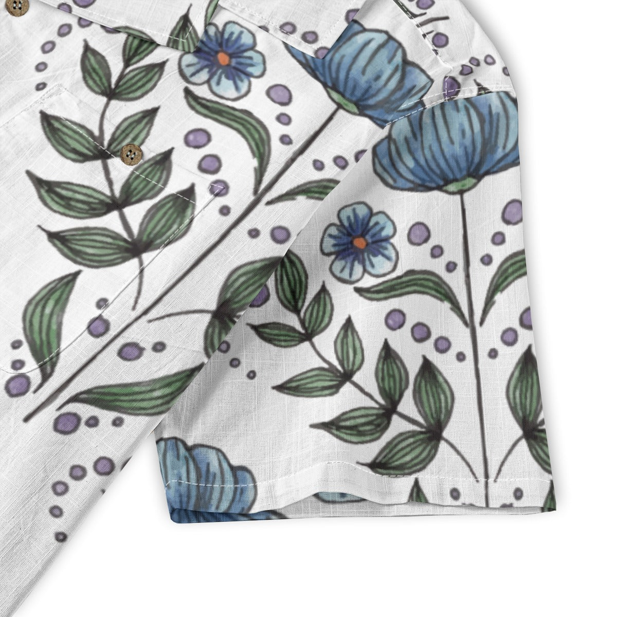 Retro Indian Print XVIII - Designer Shirt - 100% Cotton