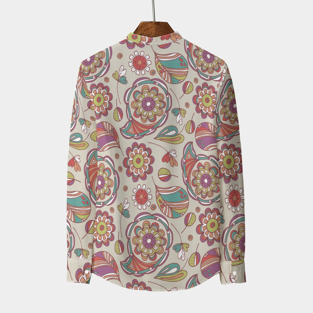 Retro Indian Print XXV- Designer Shirt