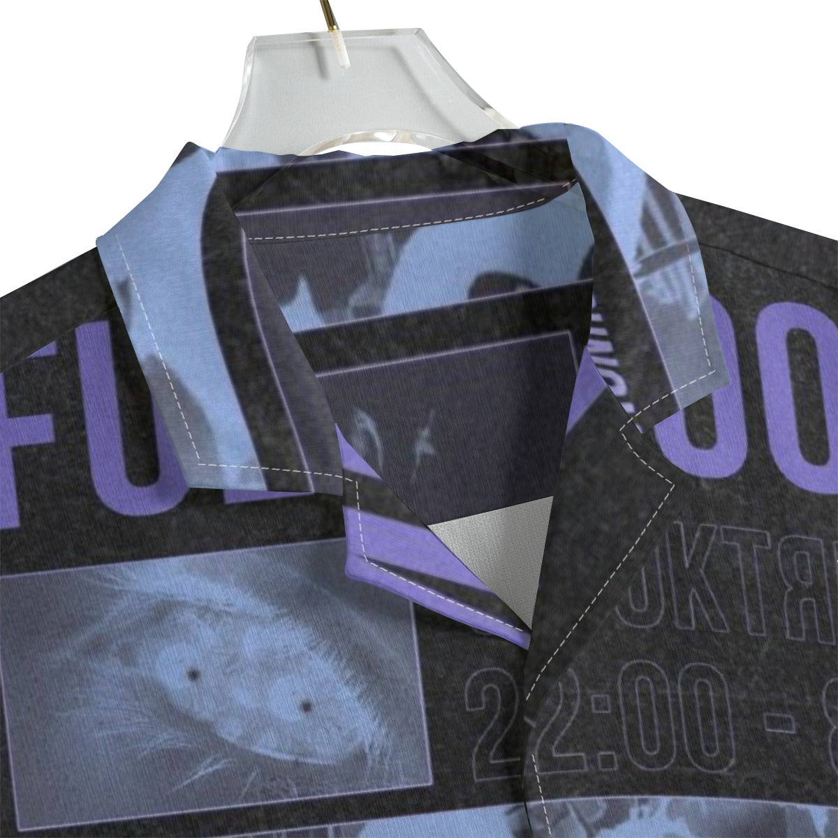 Twilight Moon - Men's Textured Clubwear Shirt