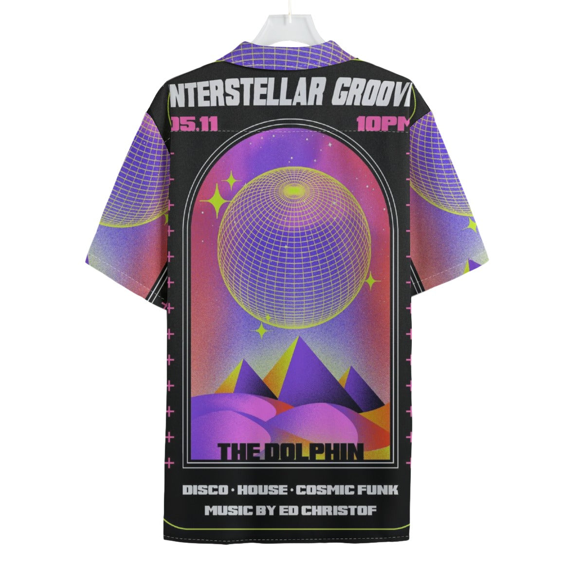 Interstellar Groove - Men's Textured Clubwear Shirt
