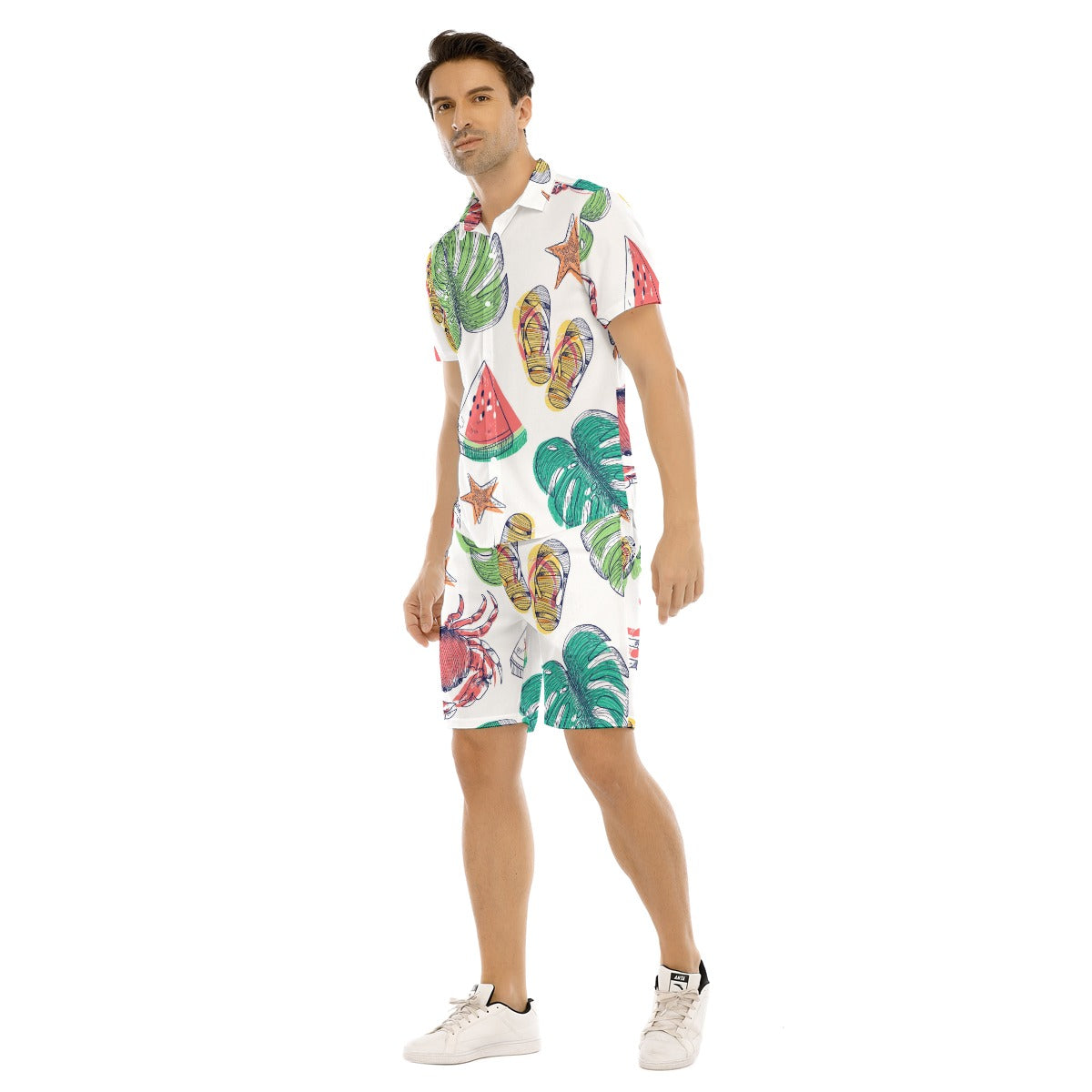 Tropical Hype - Men's Short Sleeve Shirt Set