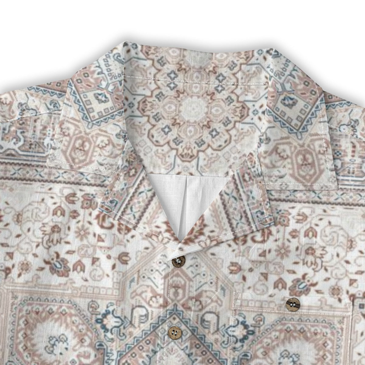Retro Indian Print IX - Designer Shirt - 100% Cotton