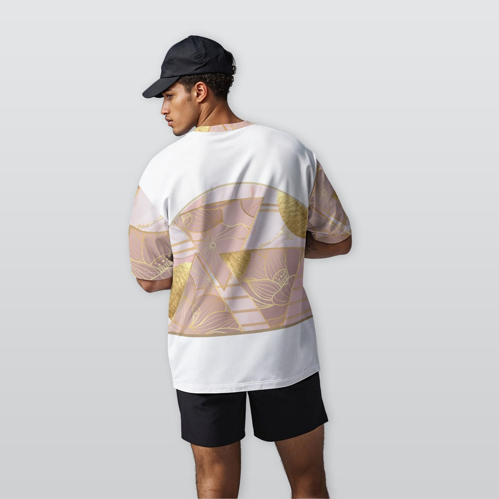 Pastel Bloom -  Oversize Crewneck T-Shirt - 100% Cotton