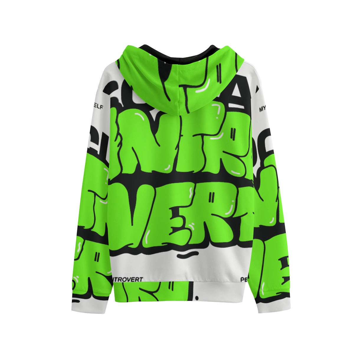 Neon Rage -  Medium Weight Unisex Pullover Hoodie - 100% Cotton