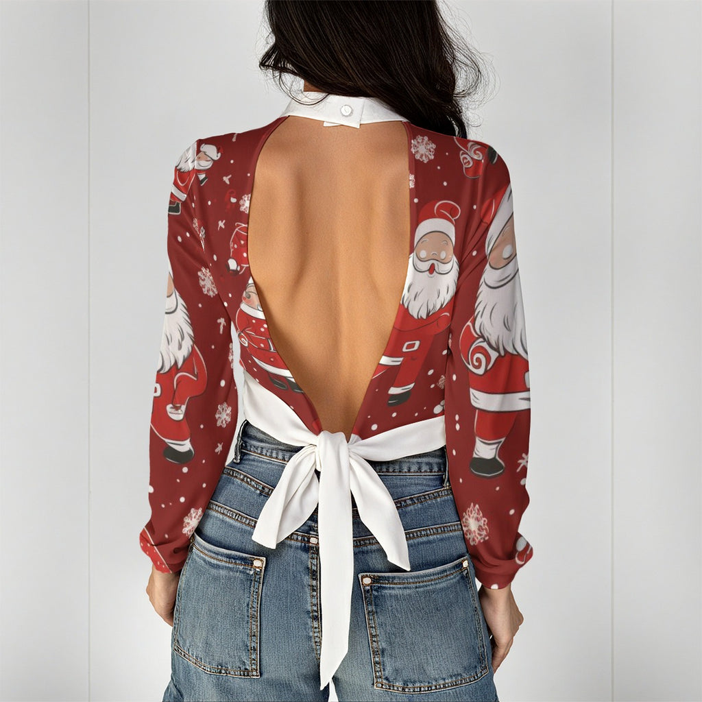 Santa Rumble -  Women's Halter T-shirt