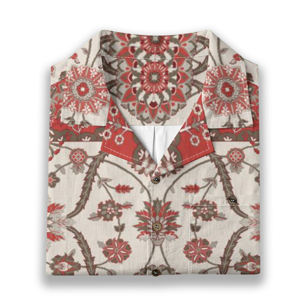 Ajrak Inspired -Designer Shirt - 100% Cotton