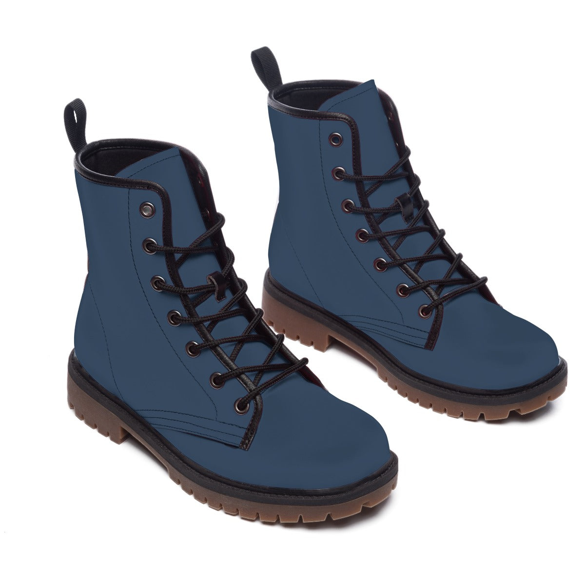 Navy Blue - Men's Martin Short Boots