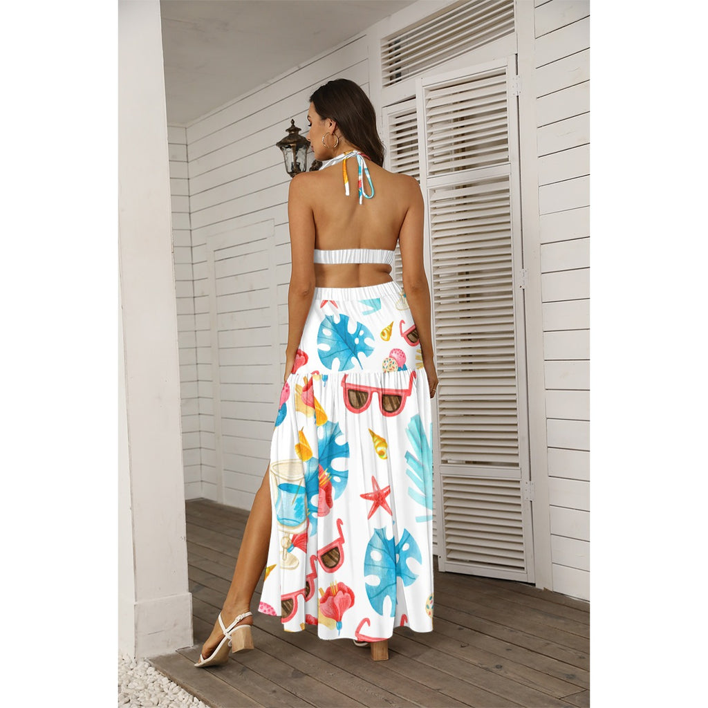 Cool Breeze -  Women's Tie Back Wrap Dress