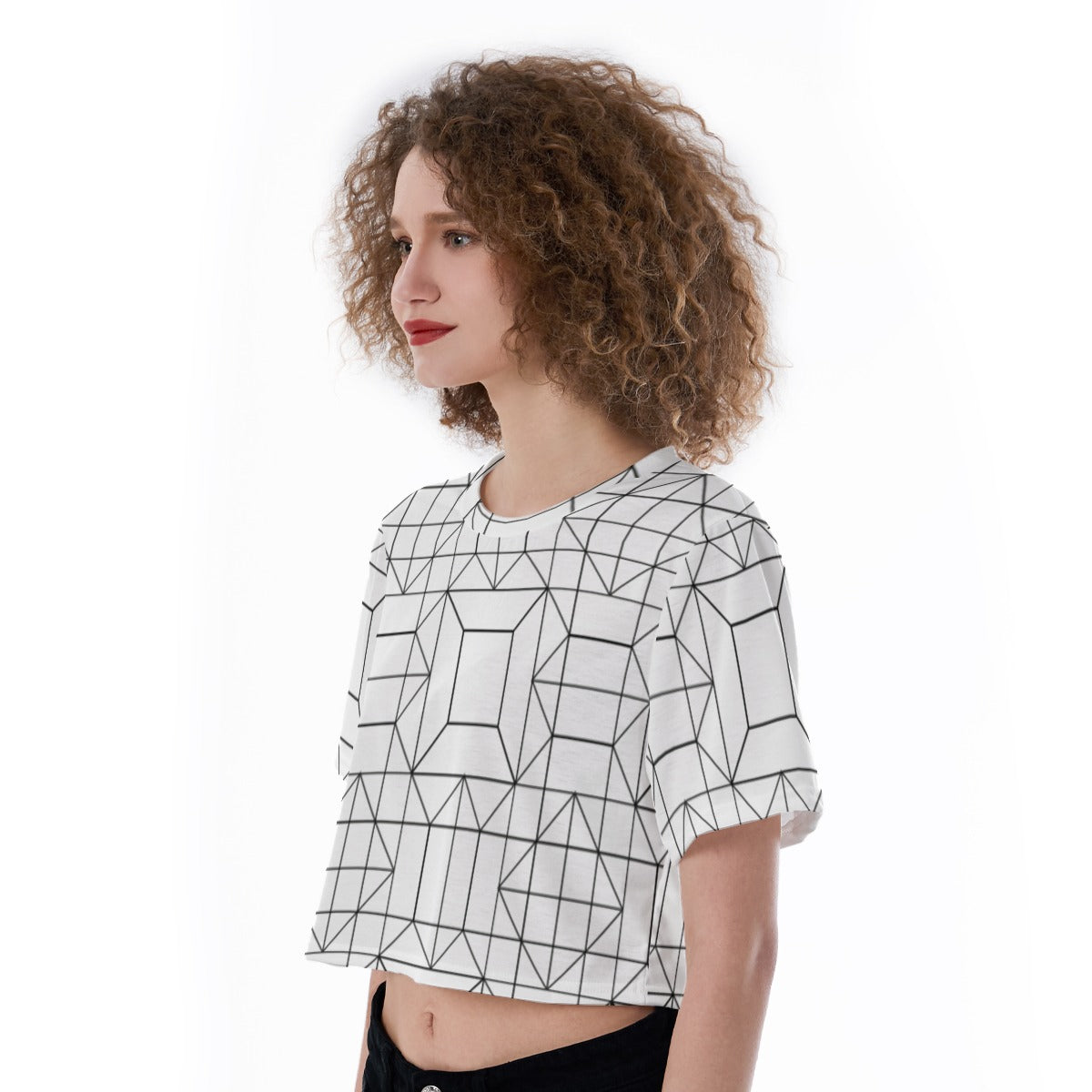 Diamond Matrix - Cropped T-Shirt