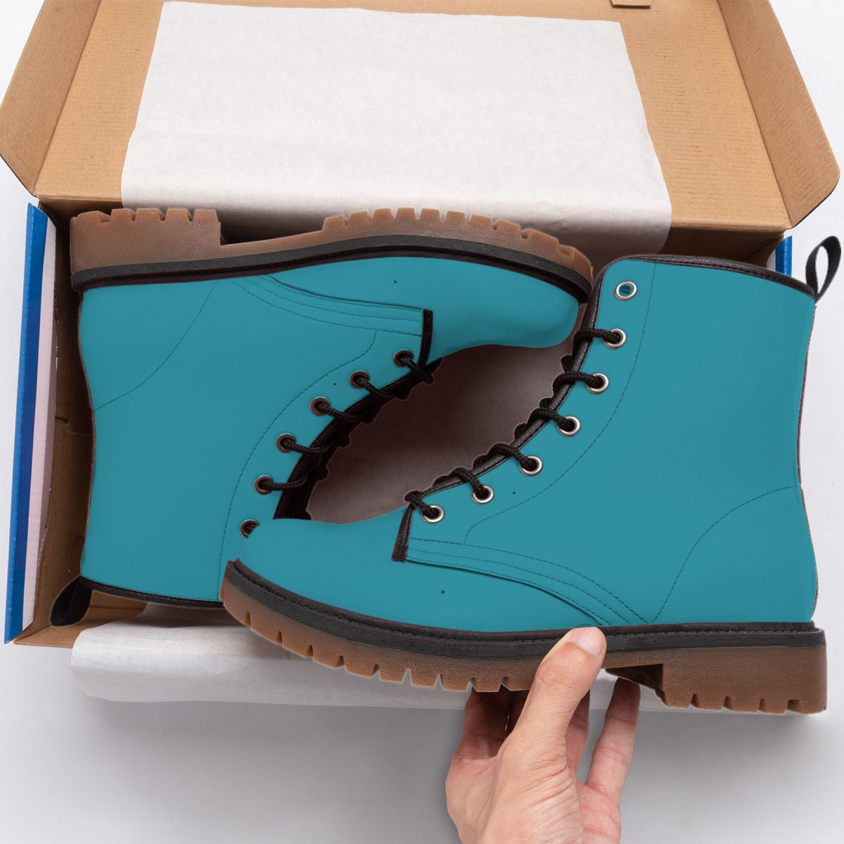 Dark Jade - Men's Martin Short Boots