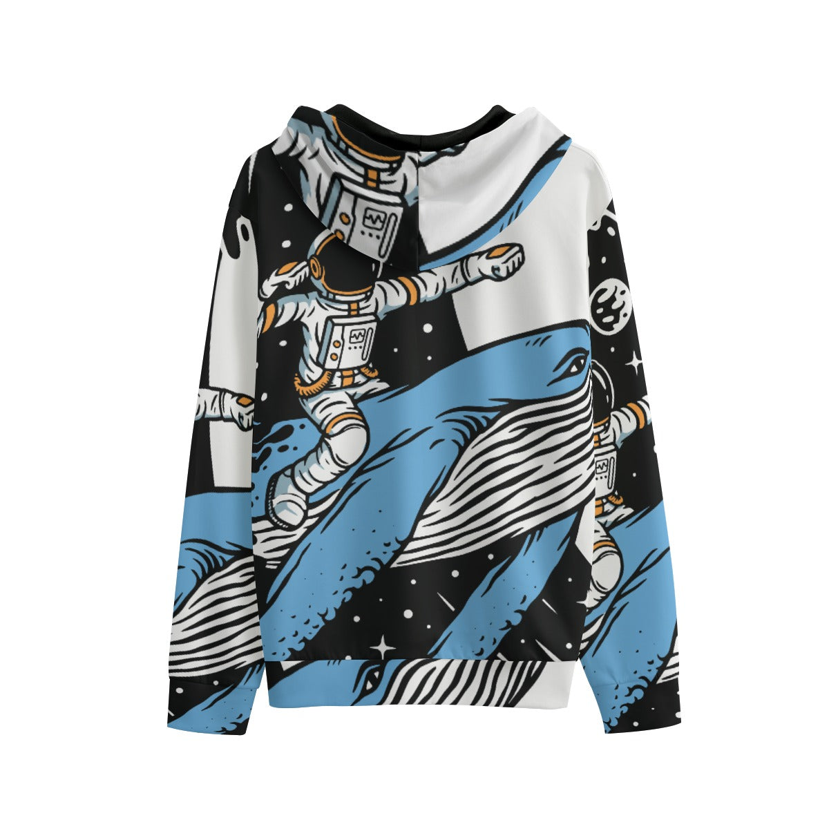 Cosmo Surf - Medium Weight Unisex Pullover Hoodie - 100% Cotton