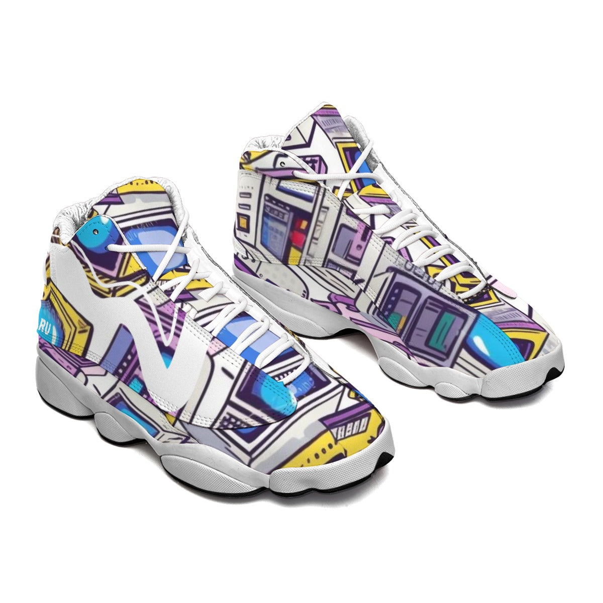 Cyber Grid - Curved Basketball Shoes