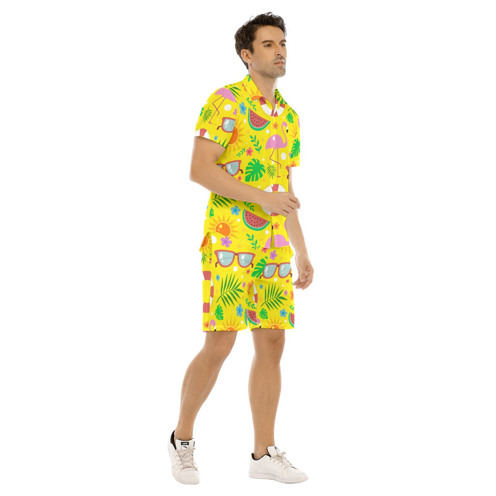 Tropic Twist - Men's Short Sleeve Shirt Set