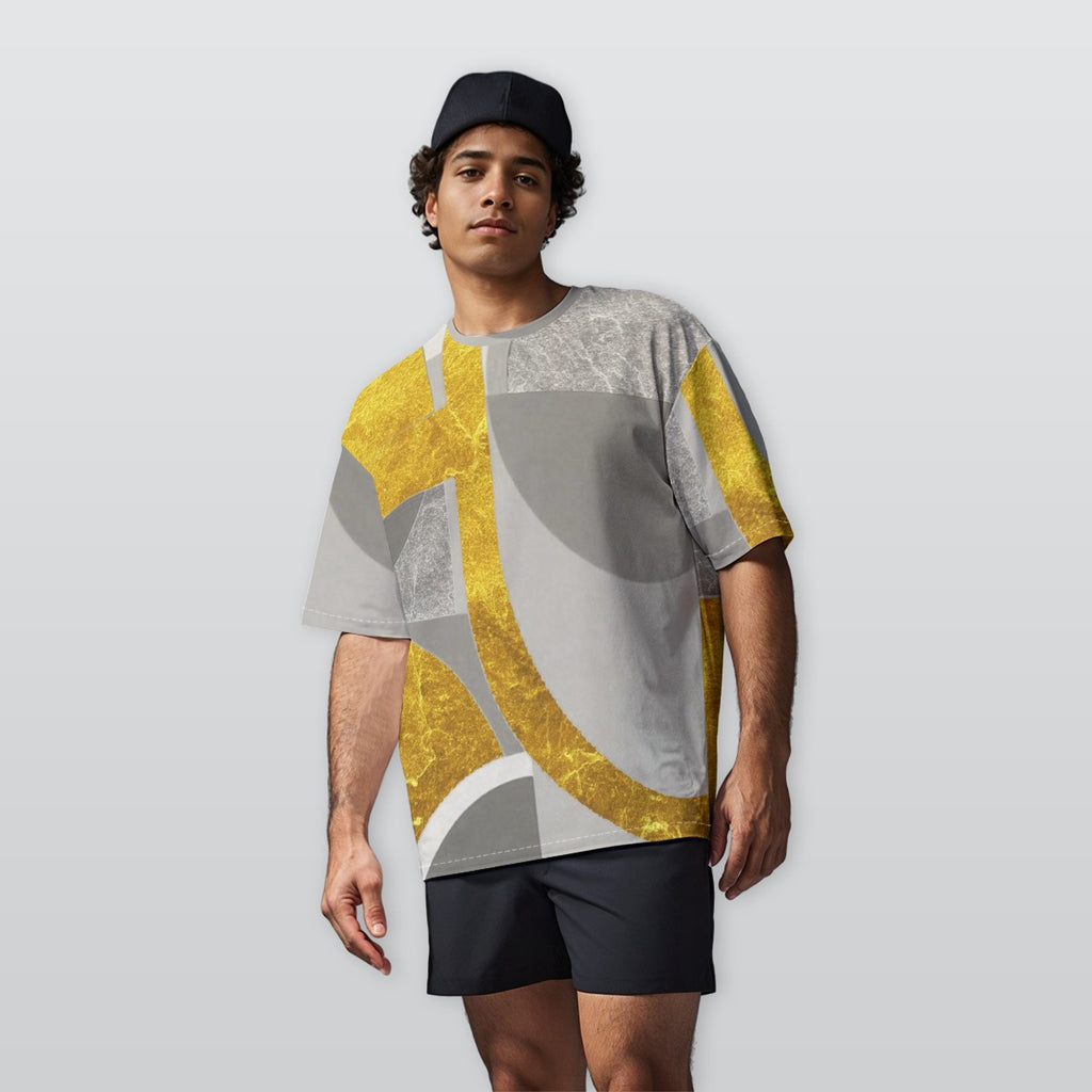 Gold Rush - Men’s  Oversize Crewneck T-Shirt