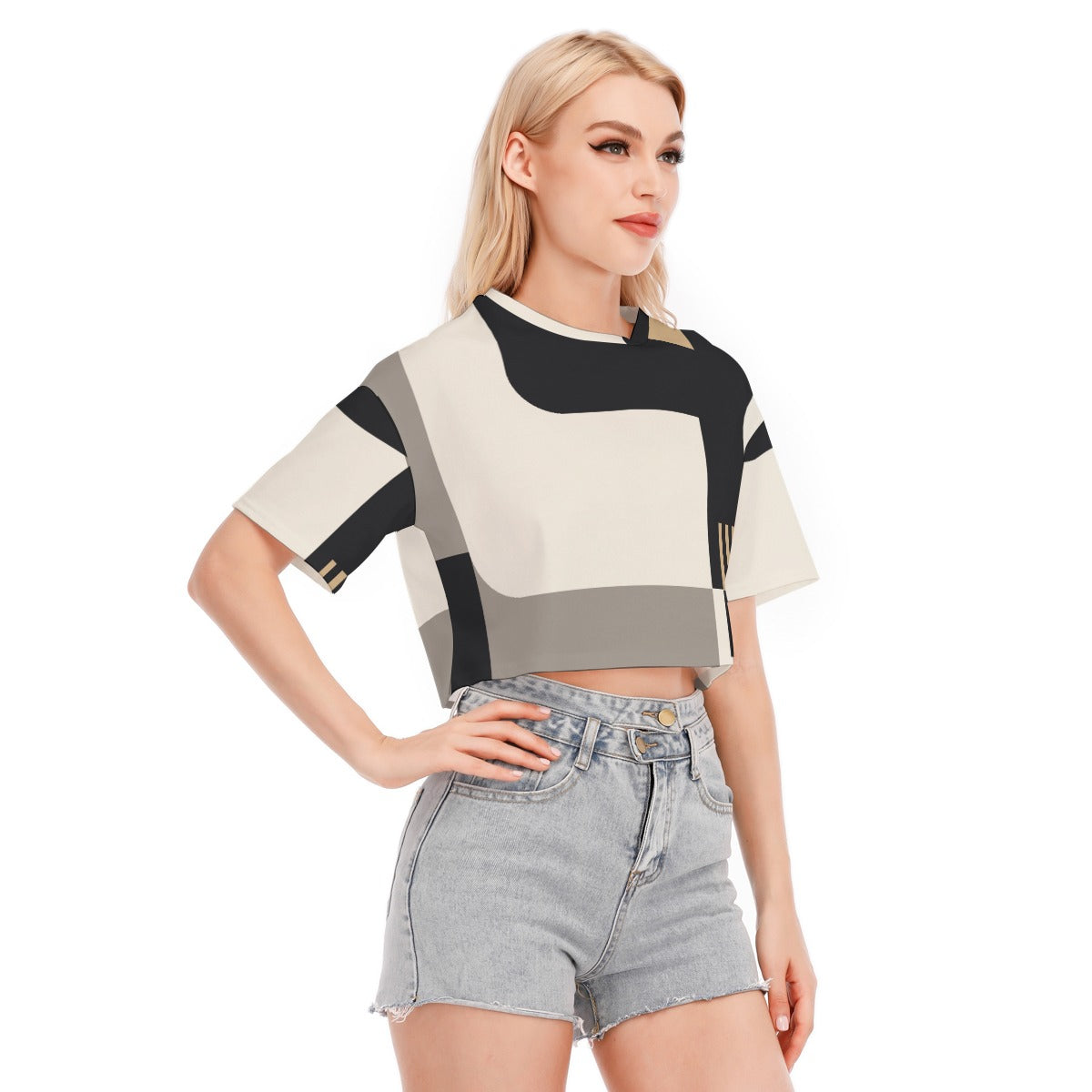 Radiant Axis - Women's Cropped T-shirt -     100 % Cotton