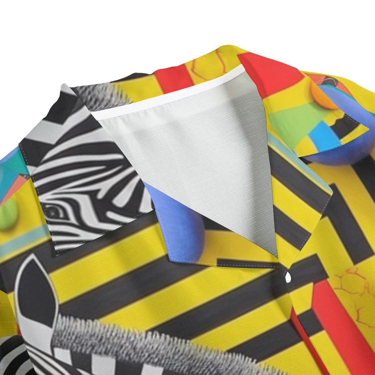 Urban Safari -  Men's Faux Linen Hawaiian Shirt