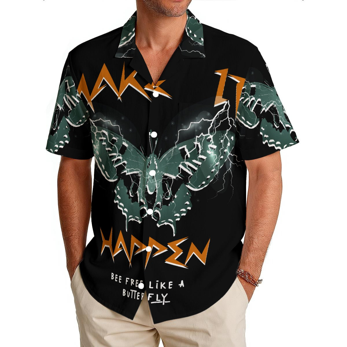 Make It Happen - Men's Clubwear Shirt