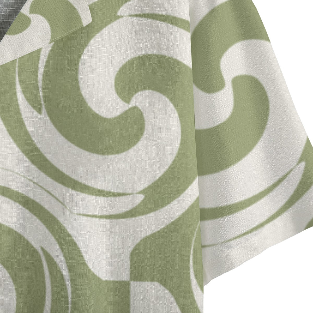 Nested Calm -  Men's Faux Linen Hawaiian Shirt