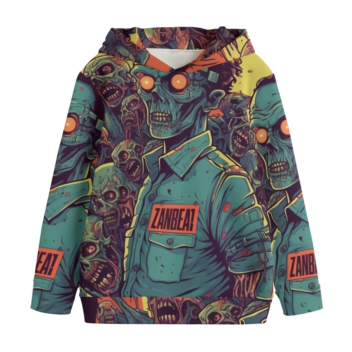 Zombie XIV - Kid's Heavyweight Pullover Hoodie