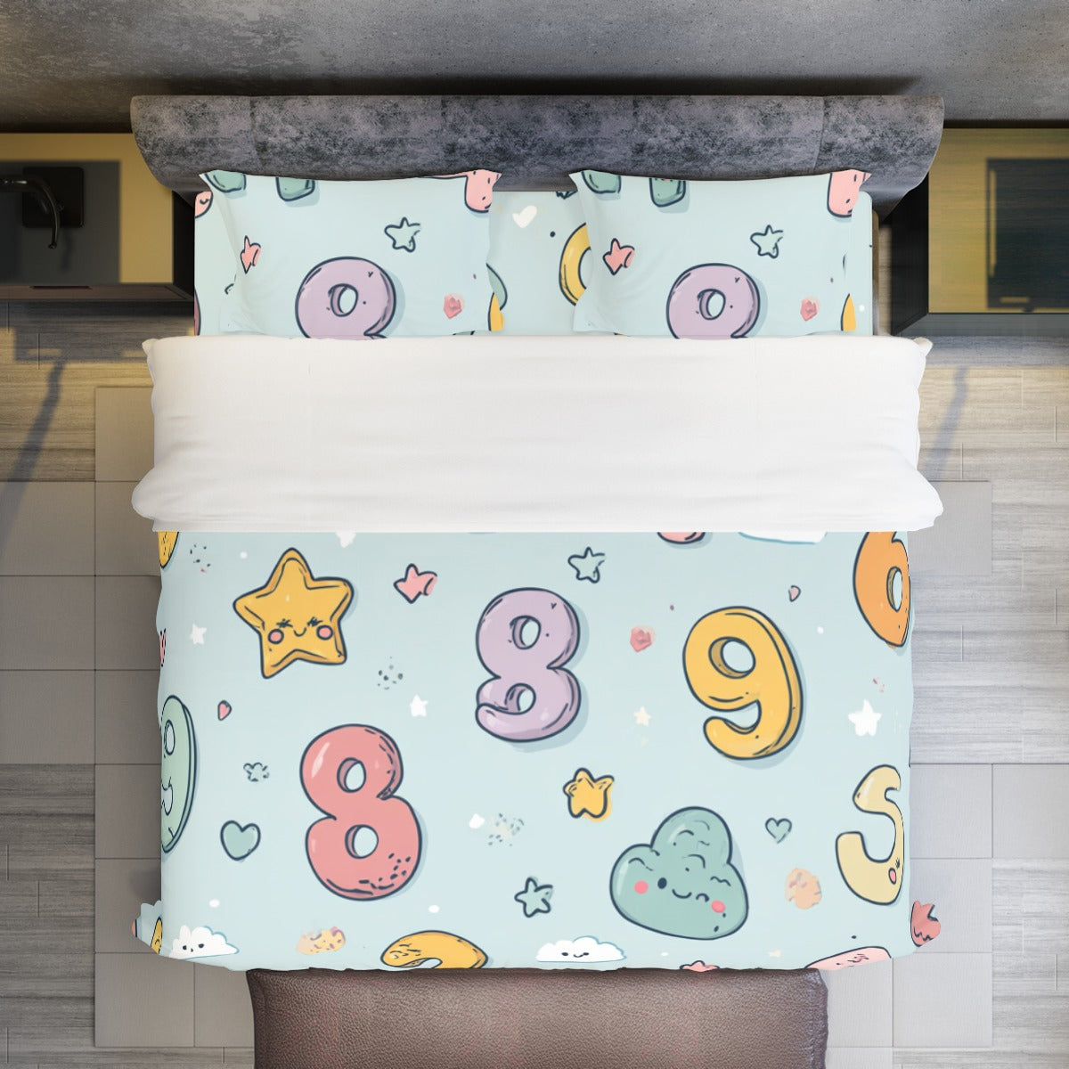 Numeral I - Four-piece Duvet Cover Set