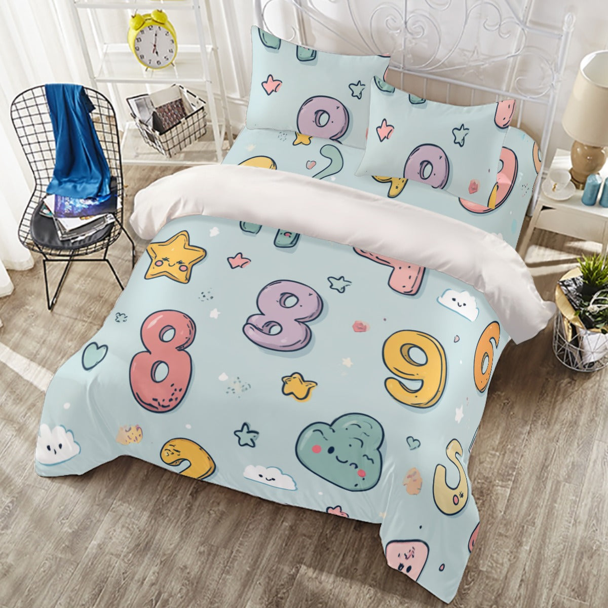 Numeral I - Four-piece Duvet Cover Set