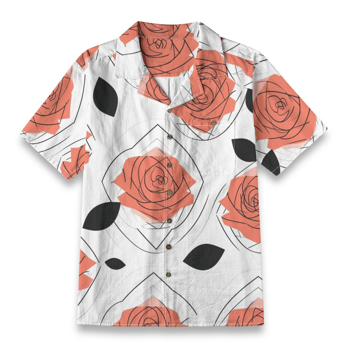 Rose III - Designer Shirt - 100% Cotton