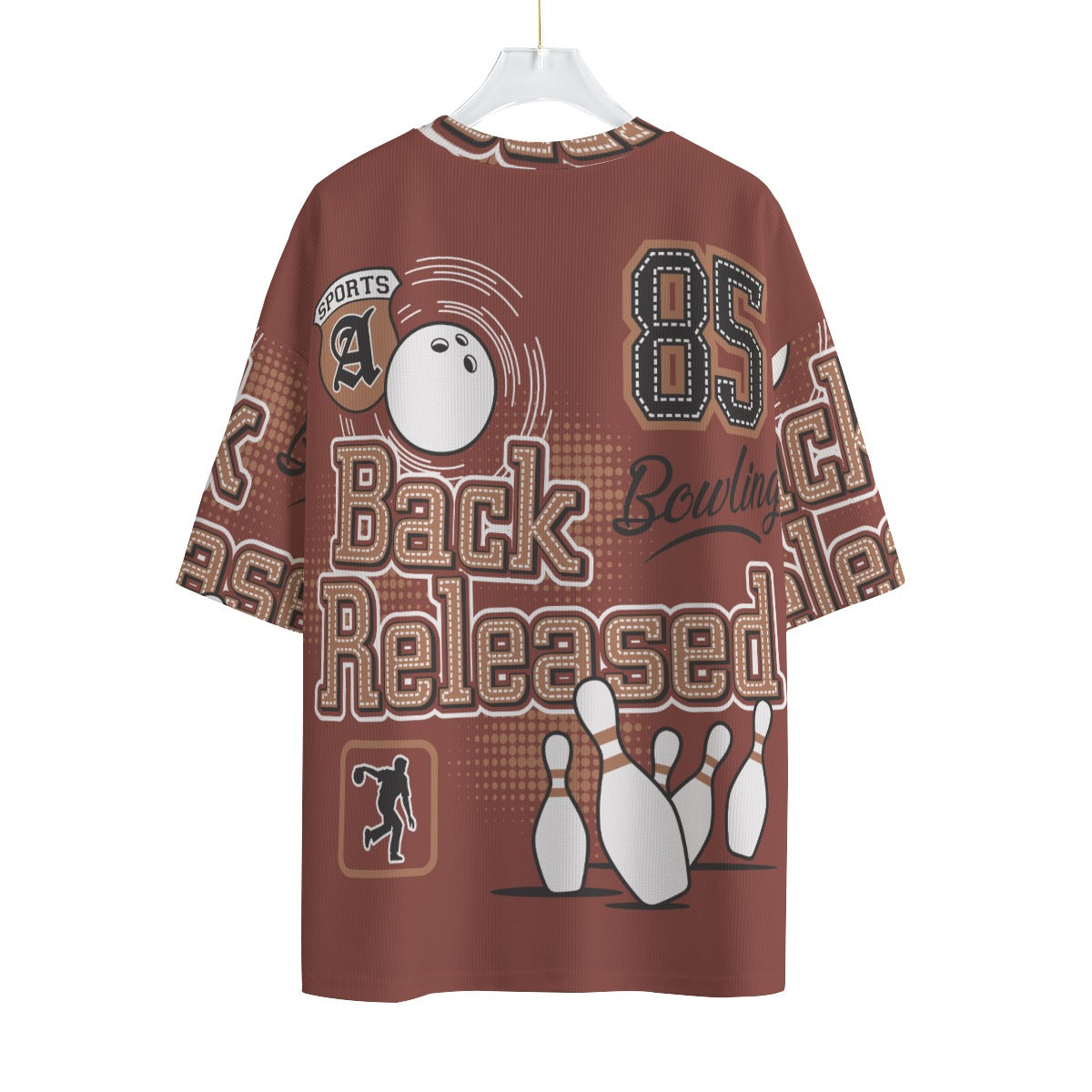 Bowling Alley - Unisex Drop-shoulder T-shirt